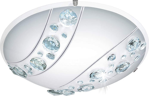 EGLO-STYLE-COLLECTION---PLAFONIERA-NERINI-30CM-CRISTALLI-LED-16W