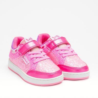 Lelli Kelly Pan Di Zucchero Frangetta Mix Sneakers Bambina Glitter Lkaa8090 Rofuaglrofu