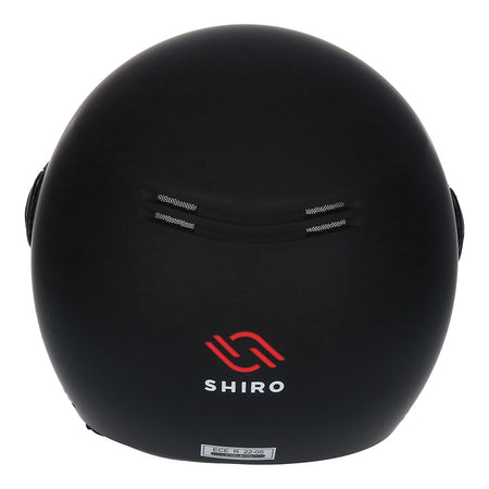 Shiro - Casco jet Kioto nero S
