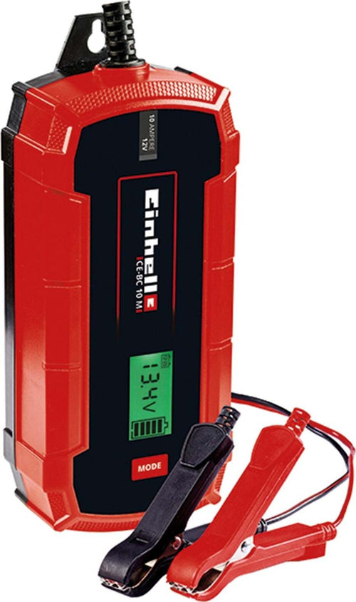 Einhell CE-BC 10 M Carica Batterie, Tensione di Carica 6/12 V, Rosso/Nero, 3-200 Ah Auto e Moto/Parti per auto/Batterie e accessori/Batterie per auto La Zappa - Altamura, Commerciovirtuoso.it