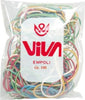 Elastici - gomma - misure e colori assortiti - Viva - busta da 100 gr Cancelleria e prodotti per ufficio/Archivio ufficio e accessori per scrivania/Nastri colle elastici e graffette/Elastici Eurocartuccia - Pavullo, Commerciovirtuoso.it