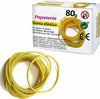 Elastici-In-Gomma-Giallo-Confezione-Da-80g-Per-Ufficio-Casa-Cucina-Bricolage