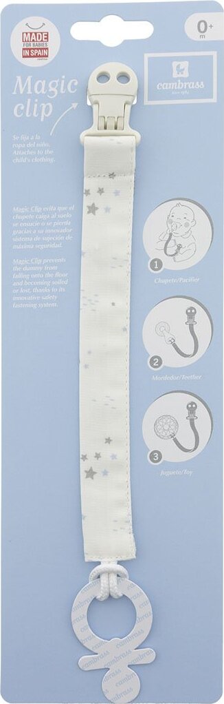 Elastico Ciucio Sky Azzurro/Star Prima infanzia/Succhietti e massaggiagengive/Catenelle porta succhietto La Casa Del Bebè - Napoli, Commerciovirtuoso.it