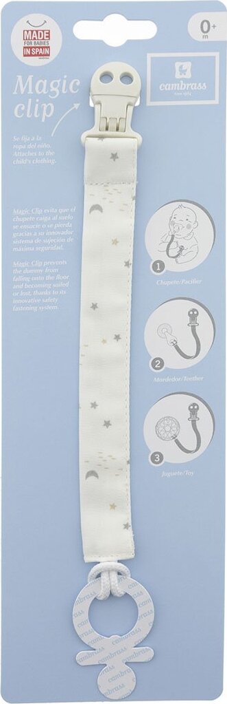 Elastico Ciucio Sky Beige/Star Prima infanzia/Succhietti e massaggiagengive/Catenelle porta succhietto La Casa Del Bebè - Napoli, Commerciovirtuoso.it