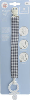 Elastico Ciucio Vichy Grigio 2X21.5X1 Cm Prima infanzia/Succhietti e massaggiagengive/Catenelle porta succhietto La Casa Del Bebè - Napoli, Commerciovirtuoso.it