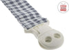 Elastico Ciucio Vichy Grigio 2X21.5X1 Cm Prima infanzia/Succhietti e massaggiagengive/Catenelle porta succhietto La Casa Del Bebè - Napoli, Commerciovirtuoso.it