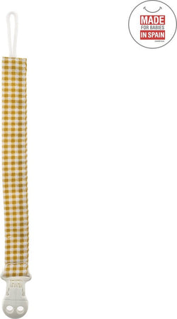 Elastico Ciucio Vichy Mostaza 2X21.5X1 Cm Prima infanzia/Succhietti e massaggiagengive/Catenelle porta succhietto La Casa Del Bebè - Napoli, Commerciovirtuoso.it