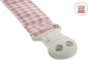 Elastico Ciucio Vichy Rosa 2X21.5X1 Cm Prima infanzia/Succhietti e massaggiagengive/Catenelle porta succhietto La Casa Del Bebè - Napoli, Commerciovirtuoso.it