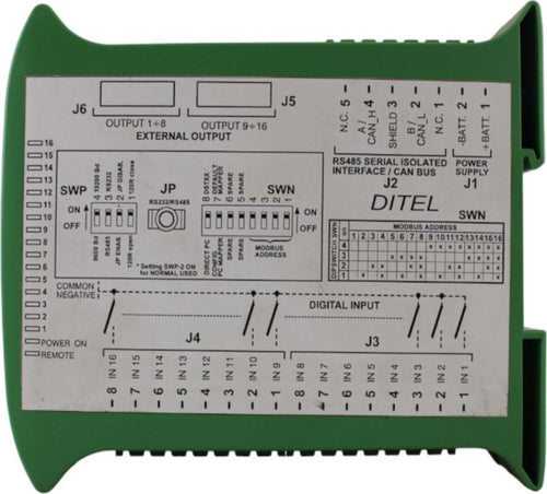 Electronic-module-for-additional-digital-I/O-16-inputs-12/24V-Aleyay