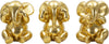 Elefante-Non-Vedo/Non-Sento/-Non-Parlo-Set-3-Pz-Cm-Ø-15,5X20,5
