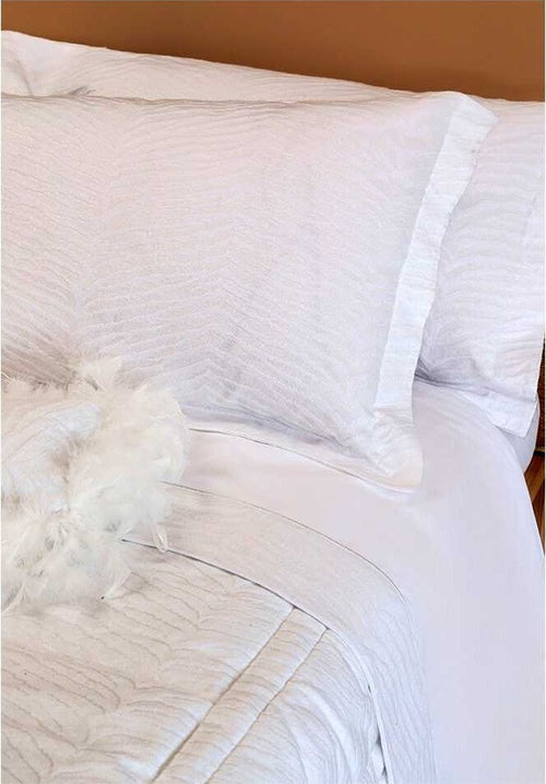 Elegante Completo Lenzuola Matrimoniale Nemi Cotone Alta Qualita' Gruppo Battaglia Realizzato Artigianalmente Colore Bianco Casa e cucina/Tessili per la casa/Biancheria da letto/Lenzuola e federe/Set di lenzuola e federe La Bottega del Risparmio - Bari, Commerciovirtuoso.it
