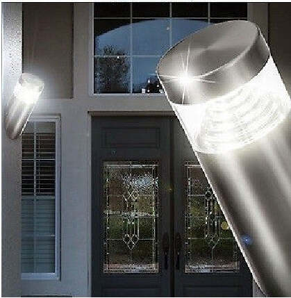 Elegante Lampada Esterna Led 3 Watt Di Acciao Applique Giardino Terrazza Ip54 Illuminazione/Illuminazione per interni/Illuminazioni per pareti/Applique Trade Shop italia - Napoli, Commerciovirtuoso.it