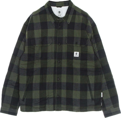 ELEMENT-Camicia-Imbottita-Uomo-Mappleville-Buffalo-Forest-Night-da-uomo