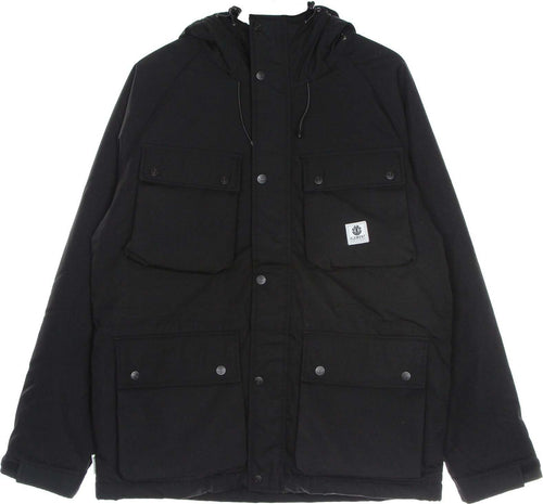 ELEMENT-Giaccone-Uomo-Mountain-Parka-Flint-Black-da-uomo