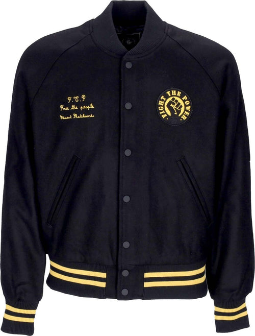 ELEMENT-Giubbotto-Bomber-Uomo-Pexe-Ftp-Baseball-Jacket-Flint-Black-da-uomo