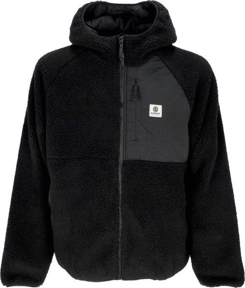 ELEMENT-Orsetto-Uomo-Wolfe-Sherpa-Jacket-Flint-Black-da-uomo