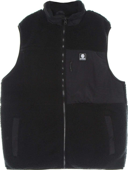 ELEMENT-Smanicato-Uomo-Lake-Vest-Flint-Black-da-uomo