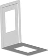Element-System---4-FERMALIBRI-IN-METALLO-BIANCO-120-X-130-Mm