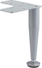 ELEMENT-SYSTEM---PIEDE-CONICO-IN-METALLO-CON-FLANGIA-TRIANGOLARE-H100-ALLUMINIO