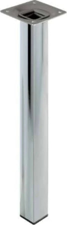 ELEMENT-SYSTEM---PIEDE-QUADRO-CROMATO-25X25-H-800-MM