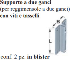 ELEMENT-SYSTEM-2-SUPPORTI-A-DUE-GANCI-CON-VITI-E-TASSELLI-IN-ALLUMINIO-BIANCO