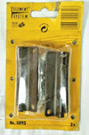 ELEMENT-SYSTEM-2-SUPPORTI-A-DUE-GANCI-CON-VITI-E-TASSELLI-MARRONI