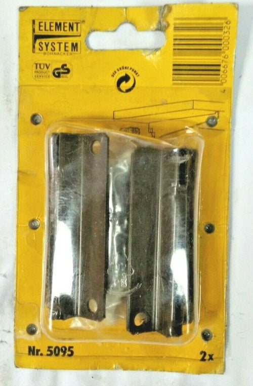 ELEMENT-SYSTEM-2-SUPPORTI-A-DUE-GANCI-CON-VITI-E-TASSELLI-MARRONI