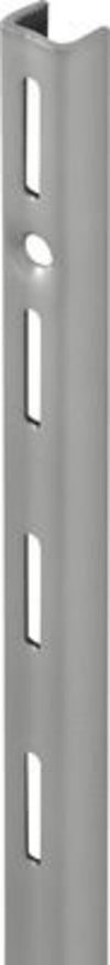 ELEMENT-SYSTEM--MONTANTE-PER-CREMAGLIERA-PASSO-SINGOLO---IN-METALLO-COLORE-GRIGIO---H-200-CM.
