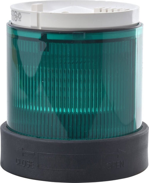 Elemento luminosoØ70 luce fissa LED integrato verde 24V AC/DC 10 Watt IP66 e resistenza agli urti lK05