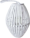 ELEONORE - lanterna in vimini Bianco