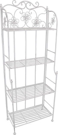 ELEONORE---scaffale-4-piani-stile-provenzale-in-ferro-verniciato-Bianco-Milani-Home