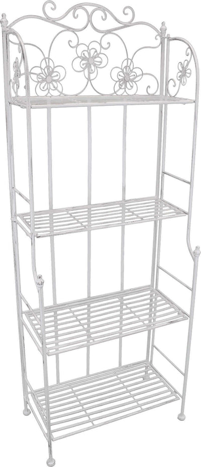 ELEONORE---scaffale-4-piani-stile-provenzale-in-ferro-verniciato-Bianco-Milani-Home