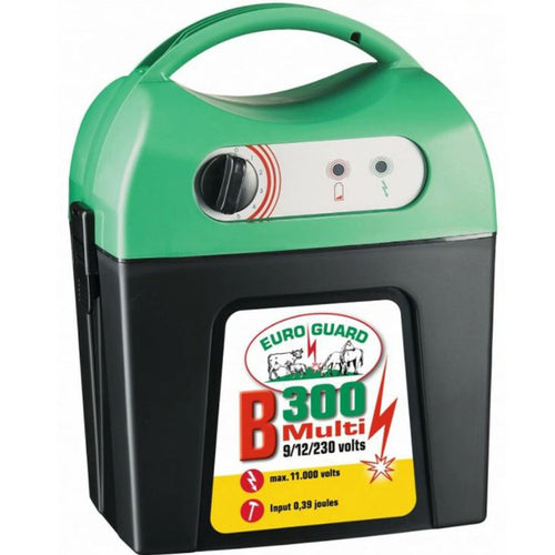 Elettrificatore recinto elettrico per Bovini ed Equini B300 Multi 9/12/230 V