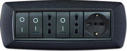 ELETTROCANALI---PLACCA-MYLIFE-7-MODULI-VULCANIZADO-GRIGIO-NOTTE
