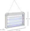 Elettroinsetticida-da-Esterno-e-Interno-con-Lampada-Antizanzare-UV-per-60m²,-Zanzariera-Elettrica-20W,-Grigio-e-bianco-XG7849-011XG7