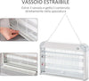 Elettroinsetticida-da-Esterno-e-Interno-con-Lampada-Antizanzare-UV-per-60m²,-Zanzariera-Elettrica-20W,-Grigio-e-bianco-XG7849-011XG7
