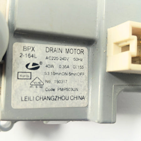 ELETTROPOMPA POMPA SCARICO LAVATRICE LEILI BPX2-164L WATT 40  UNIVERSALE- RAST 5 POSTERIORE Casa e cucina/Grandi elettrodomestici/Accessori e parti di ricambio/Ricambi e accessori per lavatrici/Pompe di scarico per lavatrici Rossi Ricambi - Venetico Marina, Commerciovirtuoso.it