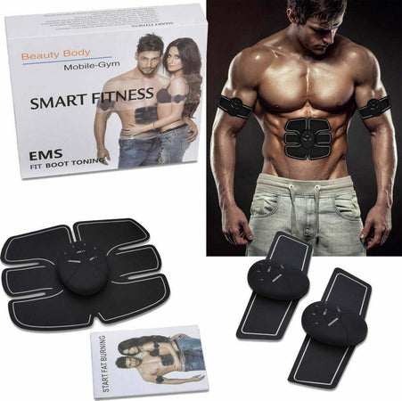 ELETTROSTIMOLATORE PER MUSCOLI ADDOMINALI BRACCIA GAMBE 3 X EMS MOBILE GYM BODY Sport e tempo libero/Fitness e palestra/Cinture massaggianti ed elettrostimolatori/Cinture tonificanti Zencoccostore - Formia, Commerciovirtuoso.it