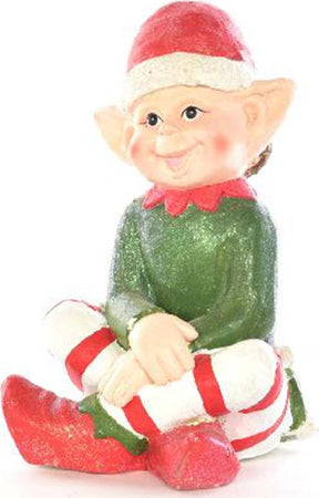 Elfo giullare seduto h 33 decorazione natalizia in poli resina Casa e cucina/Decorazioni per interni/Addobbi e decorazioni per ricorrenze/Decorazioni natalizie/Schiaccianoci MagiediNatale.it - Altamura, Commerciovirtuoso.it