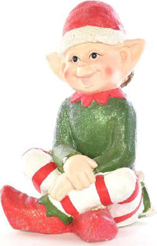 Elfo giullare seduto h 33 decorazione natalizia in poli resina Casa e cucina/Decorazioni per interni/Addobbi e decorazioni per ricorrenze/Decorazioni natalizie/Schiaccianoci MagiediNatale.it - Altamura, Commerciovirtuoso.it