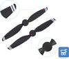 Eliche flash LED ricaricabili per Mavic Air 2 basso rumore pieghevoli sgancio rapido 2 paia