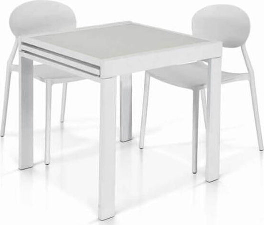 ELIDON---tavolo-in-vetro-cm-70x70/140x75-h-Bianco-Milani-Home