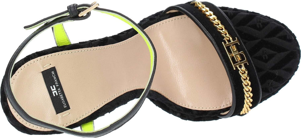 Elisabetta-Franchi-Sandali-Nero-da-donna