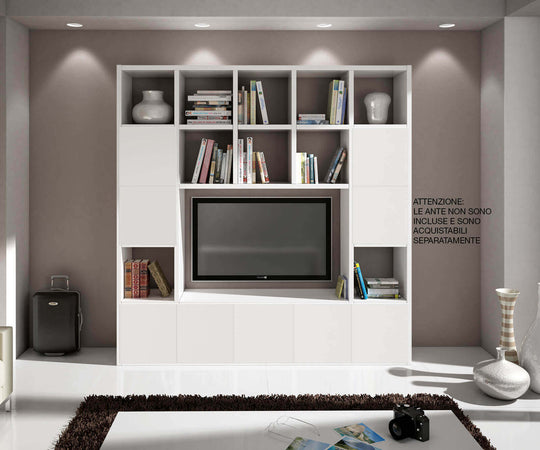 ELISE---parete-in-nobilitato-frassinato-218x30x218-Bianco-Milani-Home