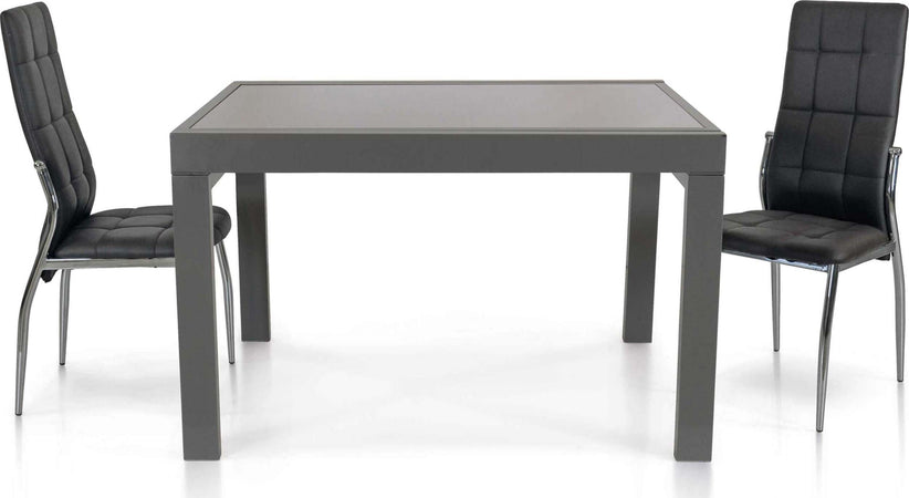 ELIZABETH---tavolo-in-vetro-cm-70x70/140x75-h-Nero-Milani-Home