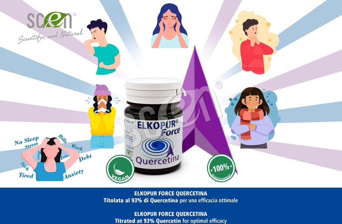 Elkopur-Force-Quercetina-pura,-30-capsule-da-500-mg.-con-200-mg.-di-Quercetina-titolata-93%-in-Quercetina,-Vegetarian-e-Vegan-ok,-Rinforza-il-sistema-immunitario,-Antiossidante,-prodotto-in-Italia