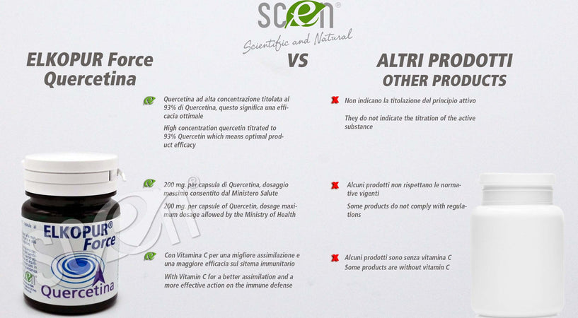 Elkopur-Force-Quercetina-pura,-30-capsule-da-500-mg.-con-200-mg.-di-Quercetina-titolata-93%-in-Quercetina,-Vegetarian-e-Vegan-ok,-Rinforza-il-sistema-immunitario,-Antiossidante,-prodotto-in-Italia