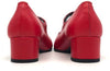 ELLEN decollete rosso con cinturino