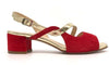 ELLEN Sandalo donna Camoscio Rosso