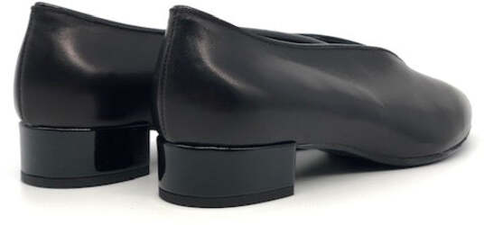 ELLEN Scarpa accollata donna in pelle nera